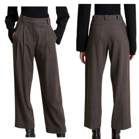 A.L.C. Pants - A.L.C. Franklin Tailored Crop Pant Charcoal Grey‎ Gray Multi Wool Blend SZ 2 NEW